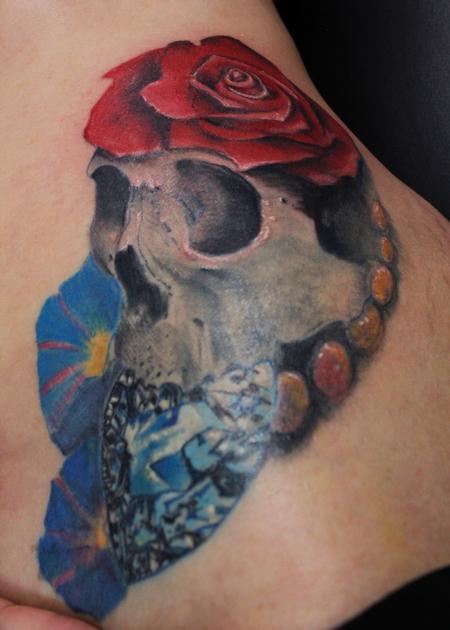 Tattoos - Skull Gem - 127771